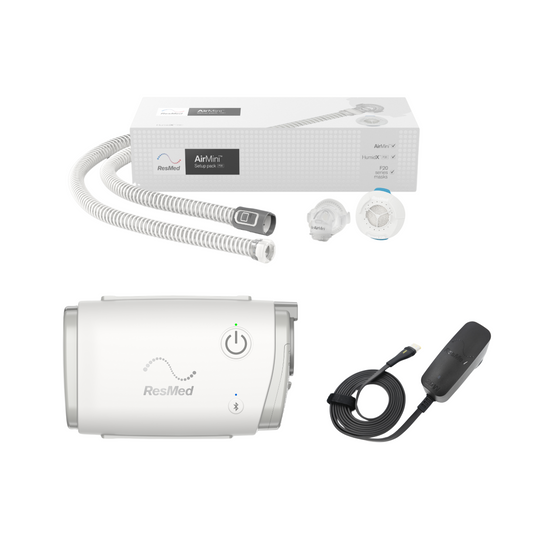 Pack d'installation de la machine CPAP de voyage Airmini Autoset + masque facial complet AirMini F20