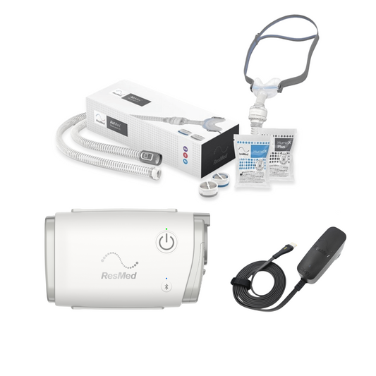 Pack d'installation de la machine CPAP de voyage AirMini AutoSet + masque N30